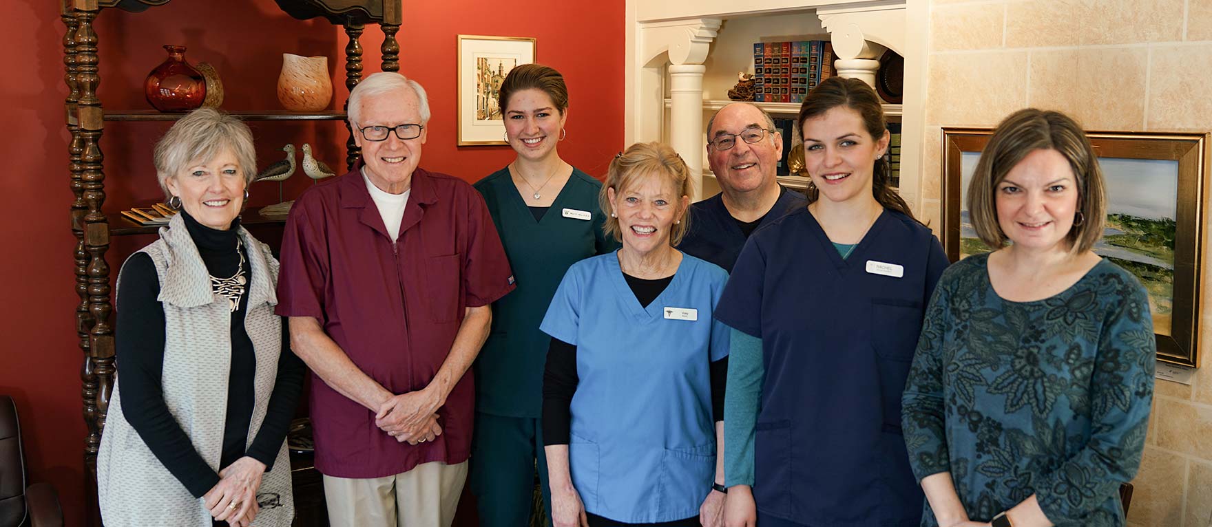 Cape Cod Prosthodontists standing in their reception area